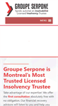 Mobile Screenshot of groupeserpone.com